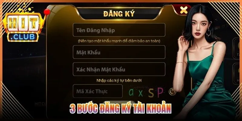 3 bước đăng ký tài khoản