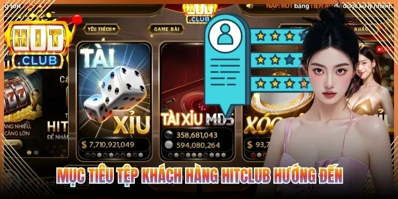 Mục tiêu tệp khách hàng Hitclub hướng đến